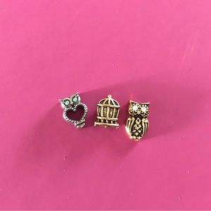 Authentic Origami Owl charms (set of 3)